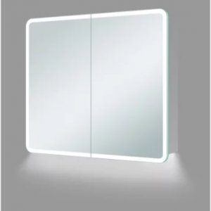 Akari 600mm 2 Door LED Mirrored Cabinet