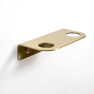 Origins Living Bottle Holder 2 hole - Brushed Brass BTL-113228-BB from Ebzone Origins Living Bottle Holder 2 hole - Brushed Brass BTL-113228-BB from Ebzone