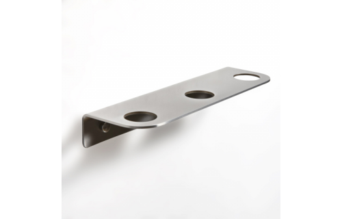 Origins Living Bottle Holder 3 hole - Brushed Stainless steel BTL-113328-BS