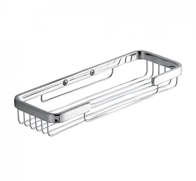 Wire Shower Baskets 2418-13 Origins Living Dakota Double Basket - Chrome 2418-13