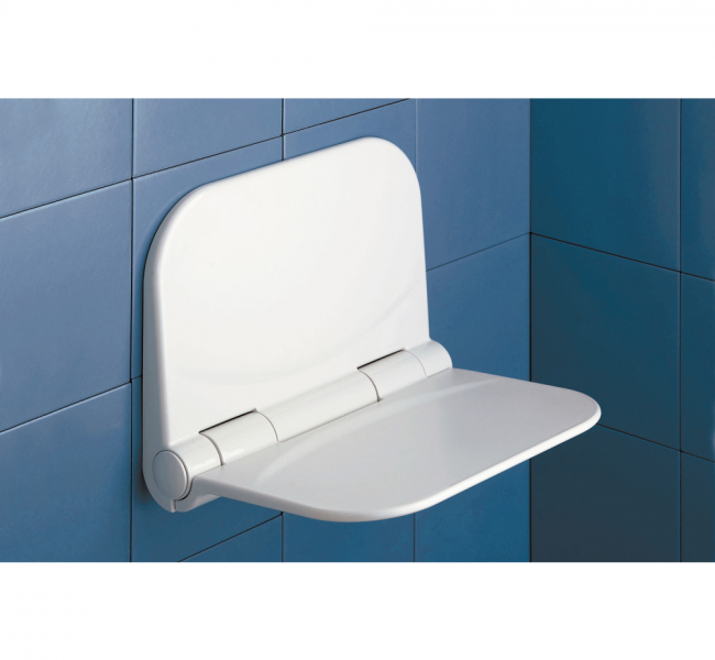 Showering Seats DI82-02 Origins Living Dino Shower Seat - White DI82-02