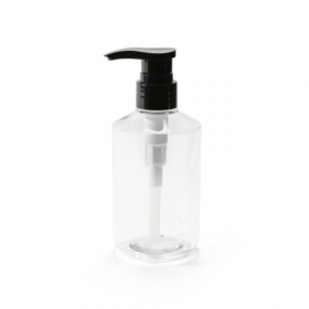 Origins Living Dispenser Bottle 300ml & Pump - Clear/Black BTL-113300-CL