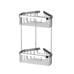 Origins Living Double Corner Shower Basket - Chrome 189779 Origins Living Double Corner Shower Basket - Chrome 189779