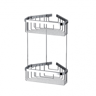 Origins Living Double Corner Shower Basket - Chrome 189779 from Ebzone