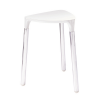 Shower Seats 2172-02 Origins Living Yannis Stool - White/Chrome 2172-02