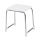 Origins Living Prima Classe Bathroom Stool - White/Chrome 6072-23