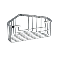 Origins Living Gedy Deep Corner Basket - Chrome 2483-13