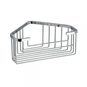 Origins Living Gedy Deep Corner Basket - Chrome 2483-13
