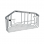 Origins Living Gedy Deep Corner Basket - Chrome 2483-13