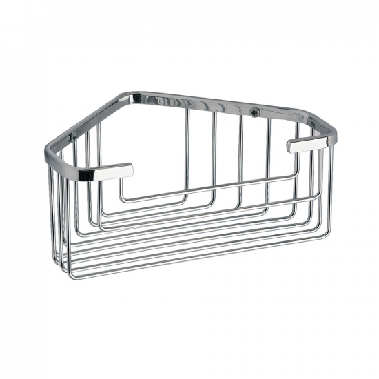 Origins Living Gedy Deep Corner Basket - Chrome 2483-13