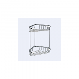 Origins Living Gedy Double Corner Basket - Chrome 2481-13