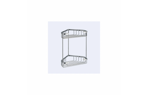 Origins Living Gedy Double Corner Basket - Chrome 2481-13 Origins Living Gedy Double Corner Basket - Chrome 2481-13
