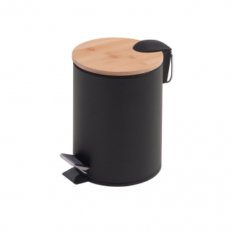 Origins Living Kenta Pedal Bin 3L - Black/Bamboo 1309-41 from Ebzone