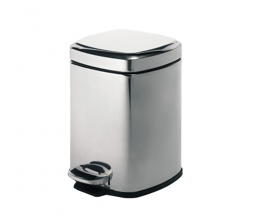 Bathroom Waste Pedal Bins 2309-13 Origins Living Pedal Bin Square 5L - Polished 2309-13