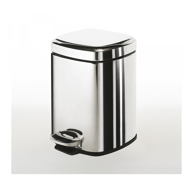 Origins Living Square Pedal Bin 3L Soft Close - Polished 2209-13