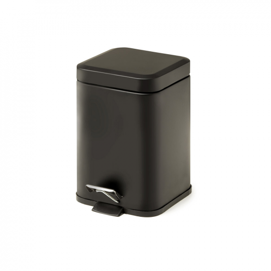 Origins Living Square Pedal Bin 5L Soft Close - Black 2309-14 from Ebzone