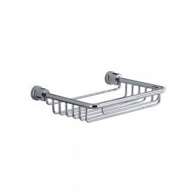 Origins Living Square Wire Soap Basket - Chrome 052936