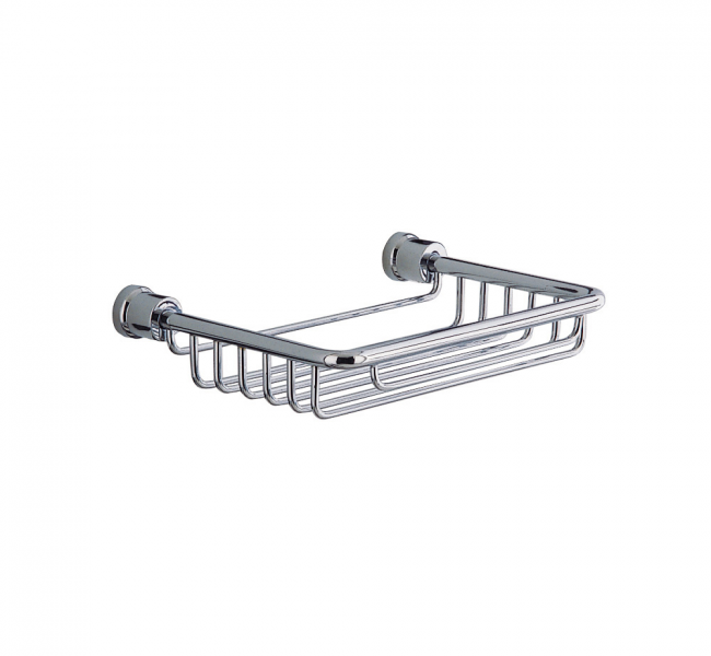 Wire Shower Baskets 52936 Origins Living Square Wire Soap Basket - Chrome 052936