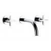 Abode Serenitie Wall Mounted Basin/Bath Mixer - Chrome