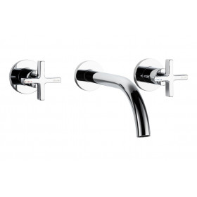 Abode Serenitie Wall Mounted Basin/Bath Mixer - Chrome