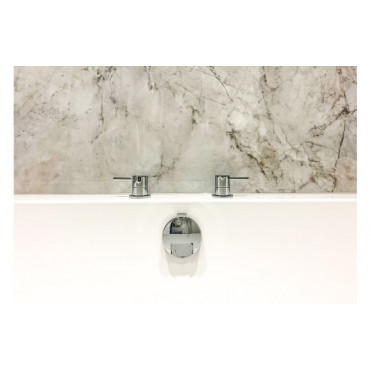 Abode Harmonie Round Bath Filler Panel Valves (Pair) - Chrome