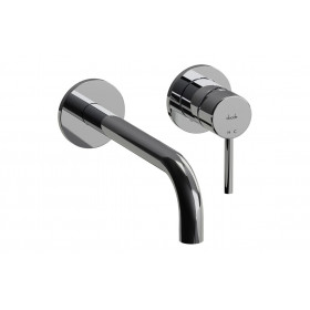 Abode Harmonie Wall Mounted Basin / Bath Mixer - Chrome