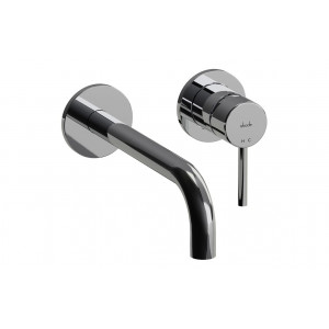 Abode Harmonie Wall Mounted Basin / Bath Mixer - Chrome