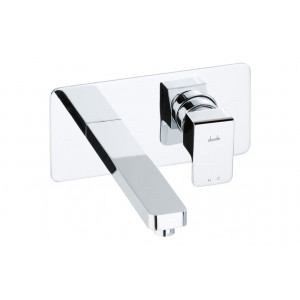 Abode Fervour Wall Mounted Basin Mixer - Chrome