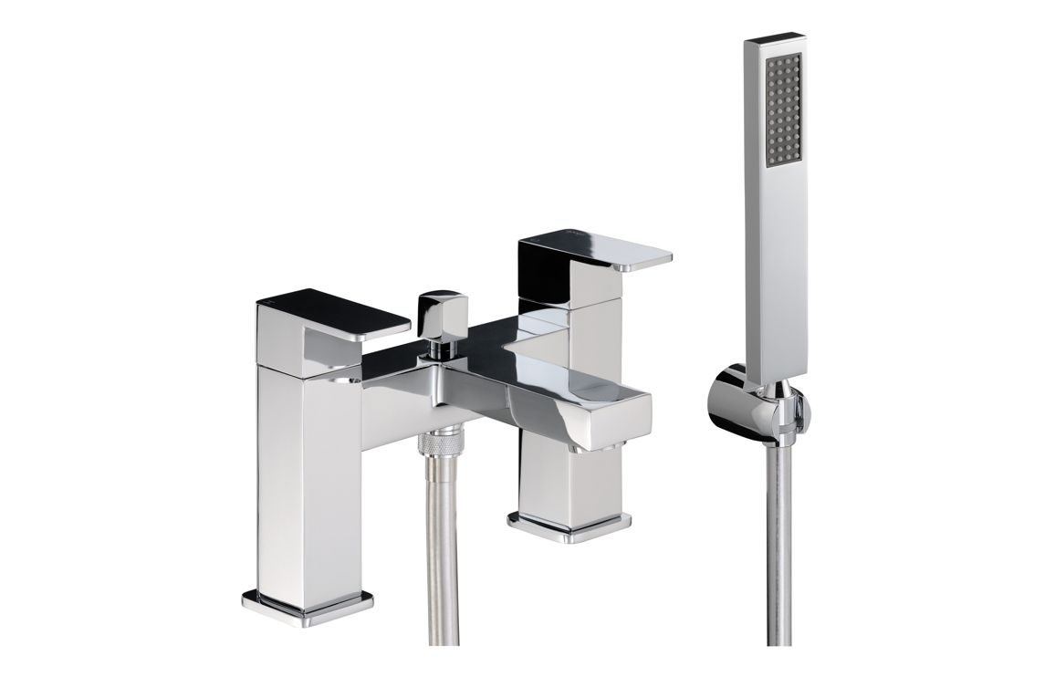 Abode Fervour Pack Offer 6 (Wall Mounted Basin Mixer & Bath/Shower Mixer) - Chrome