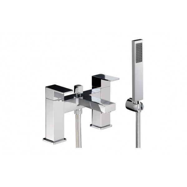 Abode Fervour Deck Mounted Bath Shower Mixer - Chrome Bathroom Taps Abode Fervour Deck Mounted Bath Shower Mixer - Chrome Bathroom Taps