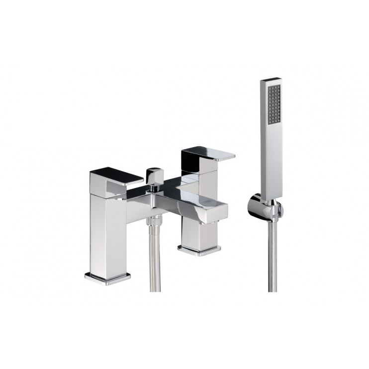Abode Fervour Pack Offer 2 (Basin Mixer & Bath/Shower Mixer) - Chrome Bathroom Tap Sets ABPK0004 Abode Fervour Chrome tap pack (Basin Mixer & Bath/Shower Mixer) - Chrome