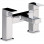Abode Fervour Deck Mounted Bath Filler - Chrome Bathroom Taps