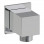 Abode Euphoria Square Wall Outlet - Chrome