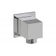 Abode Euphoria Square Wall Outlet - Chrome Abode Euphoria Square Wall Outlet - Chrome