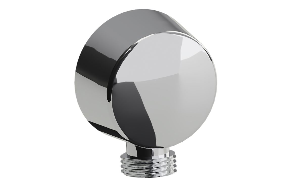 Abode Euphoria Circular Wall Outlet - Chrome