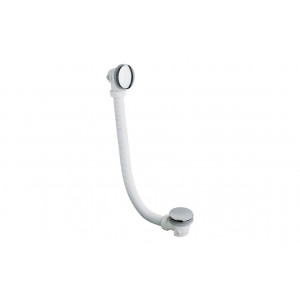 Abode Euphoria Bath Overflow & Clicker Waste - Chrome