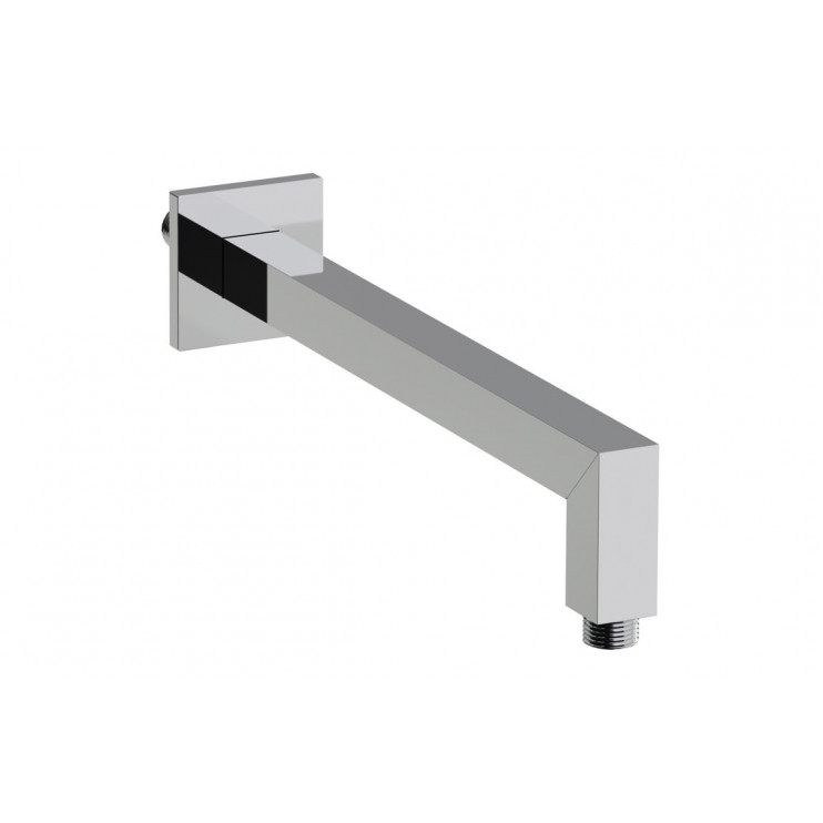 Abode Euphoria Wall Mounted Square Shower Arm - Chrome
