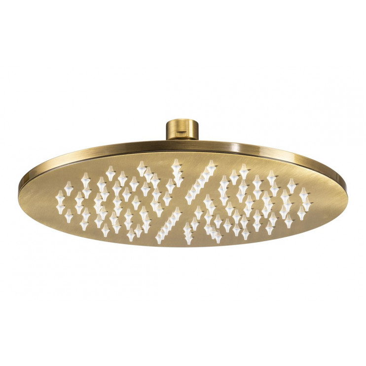Abode Euphoria 225x225x8mm Circular Showerhead - Antique Brass Abode Euphoria 225x225x8mm Circular Showerhead - Antique Brass