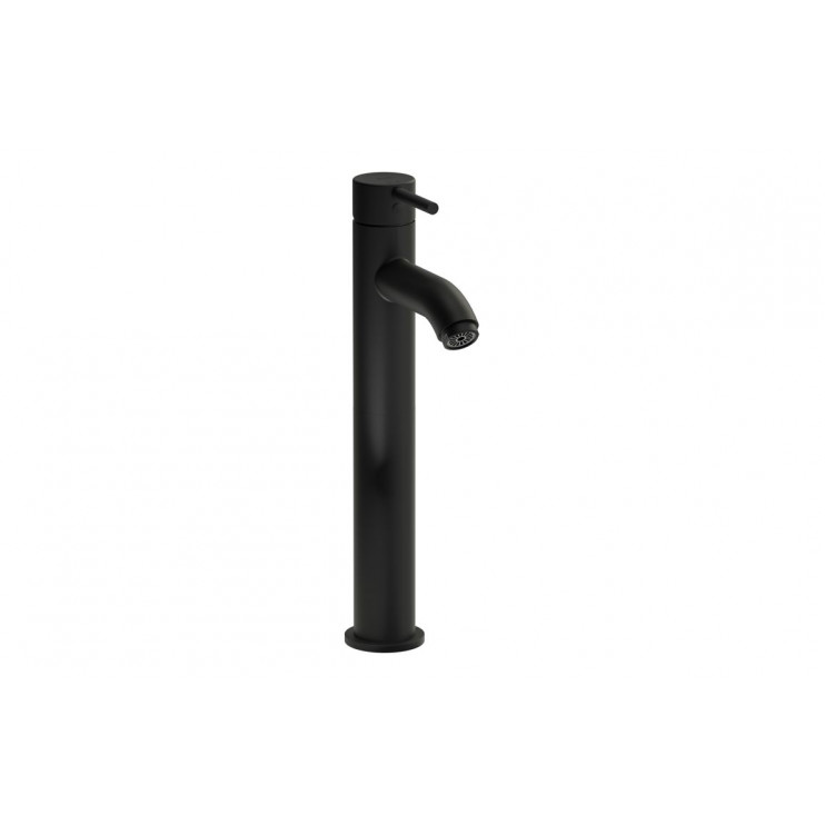 Abode Harmonie Tall Basin Mixer - Matt Black Bathroom Taps
