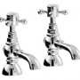 Abode Sentiment Bath Pillar Taps - Chrome