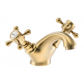 Abode Sentiment Basin Monobloc Mixer - Brushed Brass