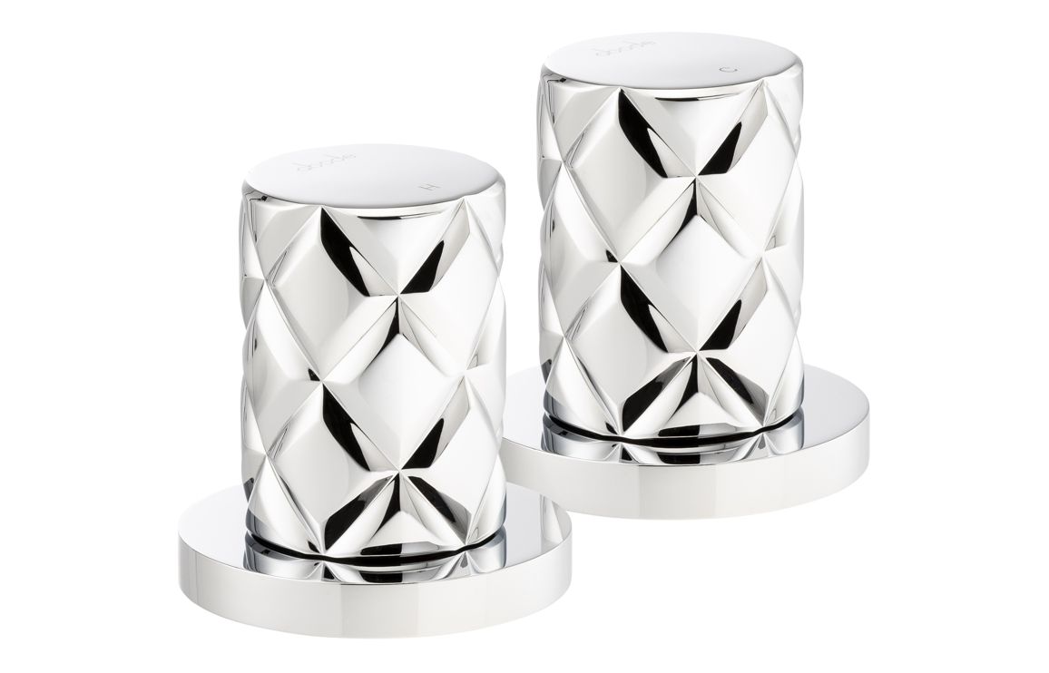 Abode Kite Deck Mounted Panel Valves - Chrome Abode Kite Deck Mounted Panel Valves - Chrome