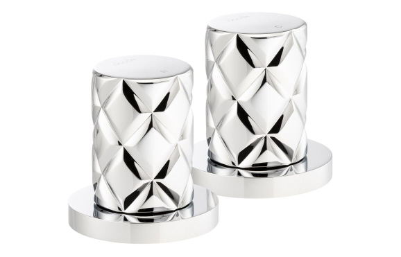 Abode Kite Deck Mounted Panel Valves - Chrome