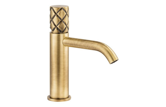 Abode Kite Basin Mixer - Antique Brass