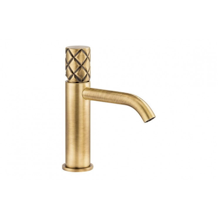Abode Kite Basin Mixer - Antique Brass Bathroom Taps