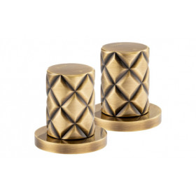 Abode Kite Deck Mounted Panel Valves - Antique Brass Abode Kite Deck Mounted Panel Valves - Antique Brass