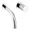 Abode Kite Wall Mounted Basin Mixer - Chrome Bathroom Taps