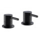 Abode Harmonie Round Bath Filler Panel Valves (Pair) - Matt Black Abode Harmonie Round Bath Filler Panel Valves (Pair) - Matt Black