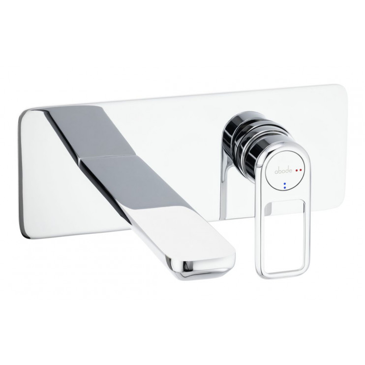 Abode Levarto Wall Mounted Basin/Bath Mixer - Chrome