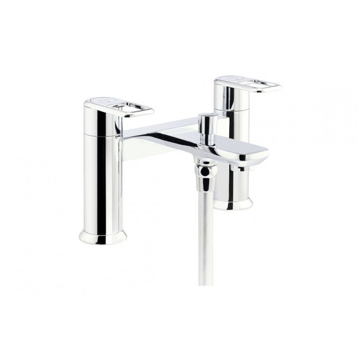 Abode Levarto Deck Mounted Bath Shower Mixer - Chrome